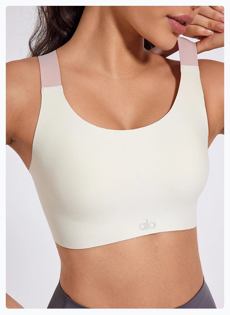 Alo Yoga Essential Sports Bra Black Activewear - 20