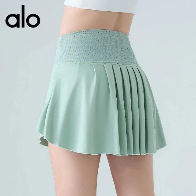 Alo Yoga Skirts High-Waisted Ruffle Tennis Skort image 6