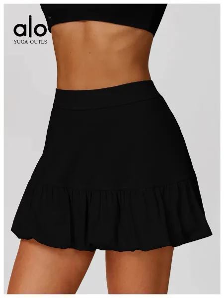 Alo Yoga Outls Ruffle Skirt Pink - 35
