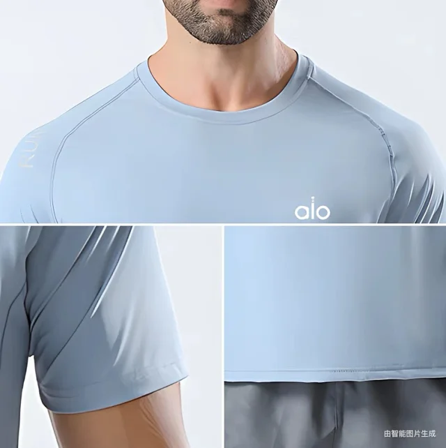 Unbranded T-Shirts Short-Sleeve Crew-Neck Running T-Shirt product detail image 23