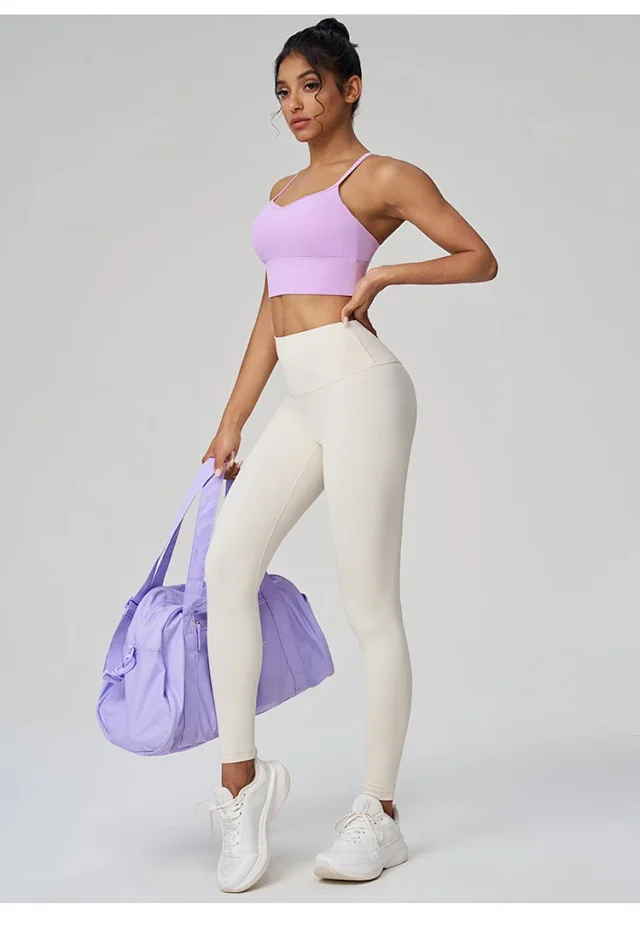 Alo Underwear V-Neck Thin-Strap Strappy-Back Sports Bra product detail image 10