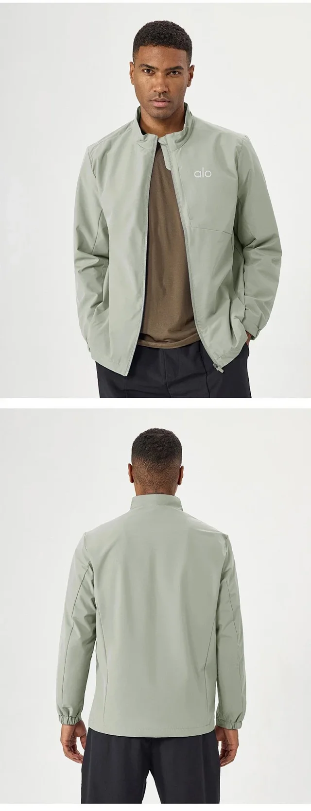 Alo Jackets Stand-Collar Zip Jacket product detail image 19