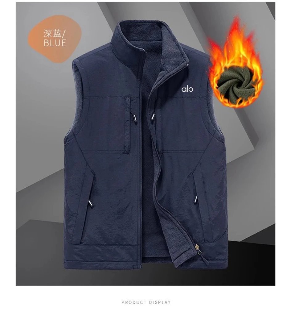 Alo Fleece-Lined Insulated Vest Black - 17