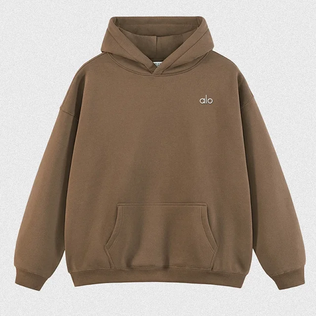 Alo Yoga Hoodies & Sweatshirts Pullover Hoodie with Kangaroo Pocket product detail image 12