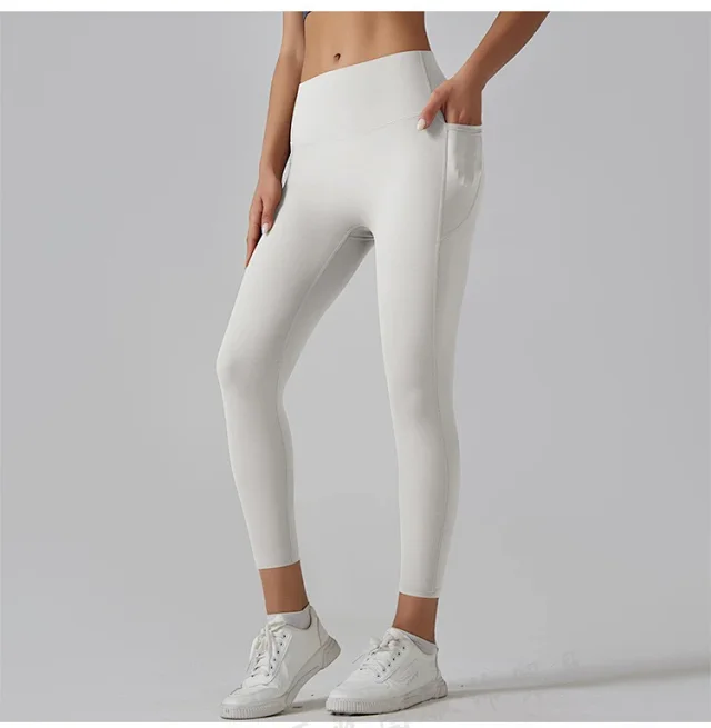 Alo Yoga Trousers High-Waisted Side-Pocket Leggings product detail image 25