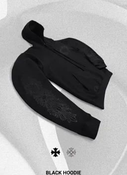 thumbnail for Cupid26 Early Autumn CH Shiny Black Knight Hoodie Correctly Positioned Print