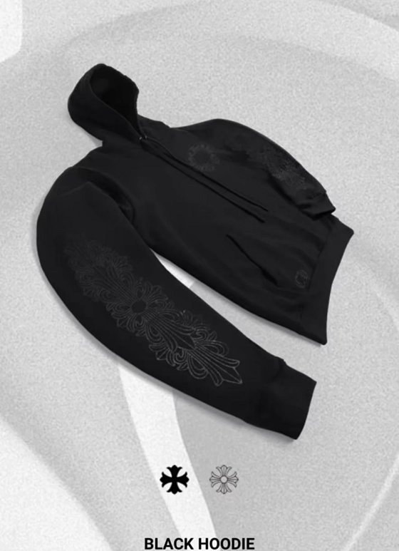 Cupid26 early autumn ch glitter black warrior hooded sweatshirt/correctly positioned print