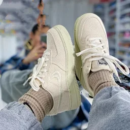 thumbnail for Pure original quality Pu Department of the highest quality joint linen sneakers