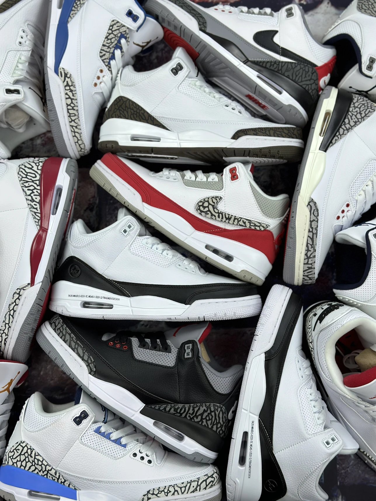 Restock Special: Air Jordan 3 Retro Premium Full-Grain Leather Unisex Casual Basketball Sneakers - Great Price, Full Size Run