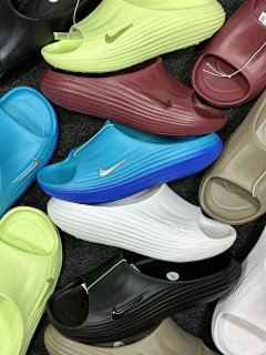 【 Summer Hot EVA Foam Soft Bullet 】 Pure original version rubber combination outsole, non market integrated outsole, more anti slip ReactX Rejuven8 Slide Summit comfortable and versatile, anti slip and anti-wear one-piece slippers for men and women