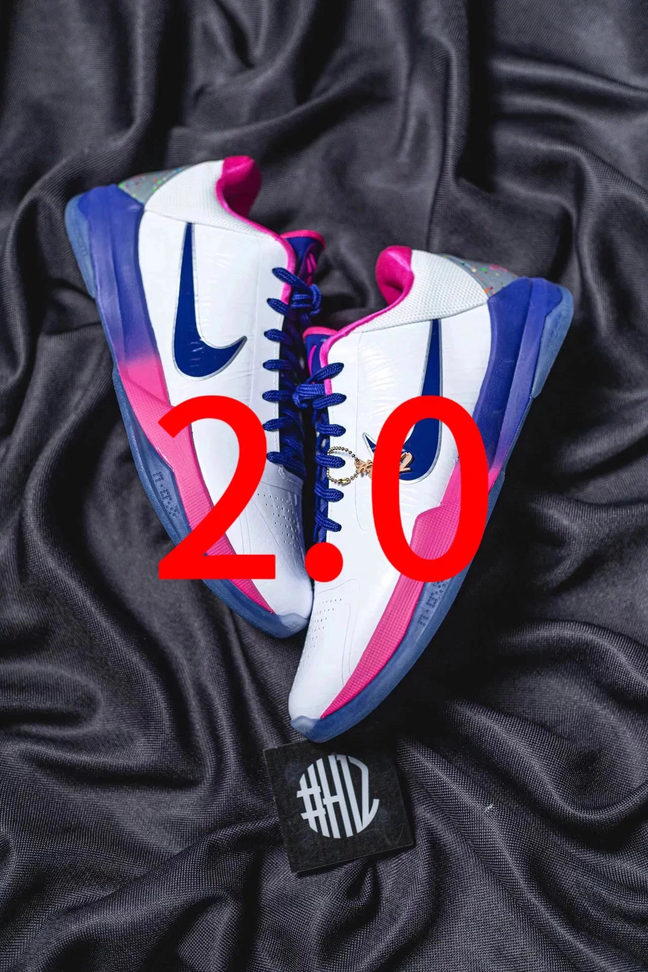 H12 NK ZOOM KOBE 5 "Kay Yow" breast cancer "full size spot" market the only perfect version of company goods, super large Zoom Turbo air cushion in the forefoot, EVA cushioning in the back palm, true to the original taste, ZP feel, full body shoe material, unique color