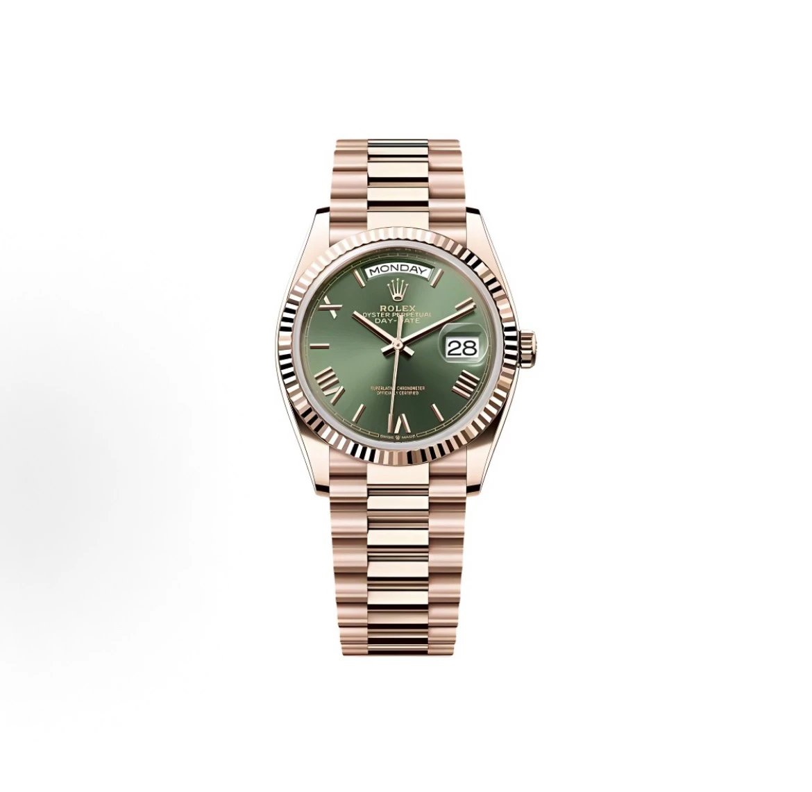 Rolex Day-Date Watch - Green Dial-010328