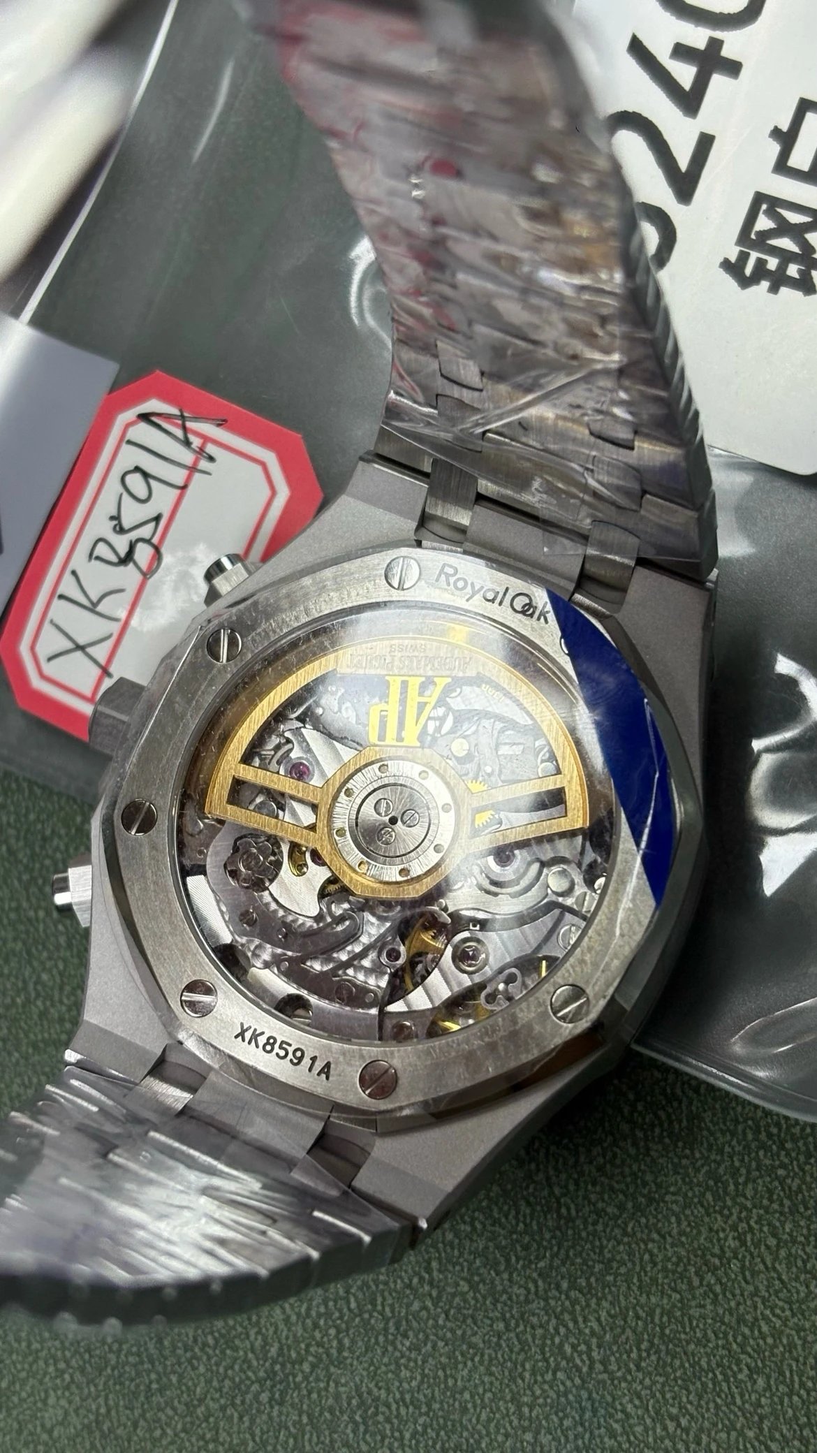 Audemars Piguet Royal Oak Chronograph Silver Dial Stainless Steel Watch Watches - 11