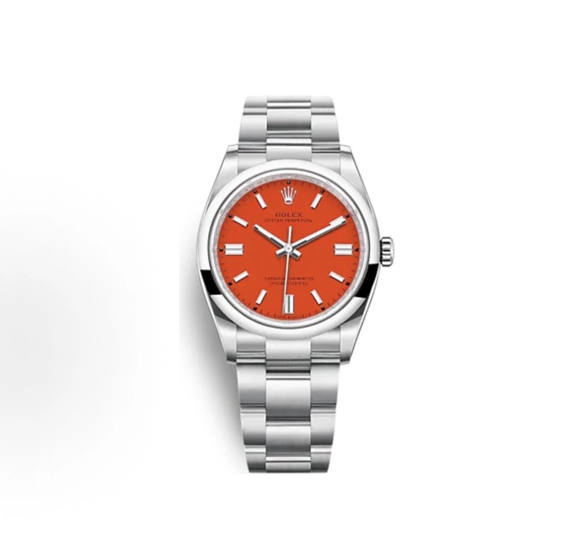 Rolex Oyster Perpetual Watch - Orange Dial-009608