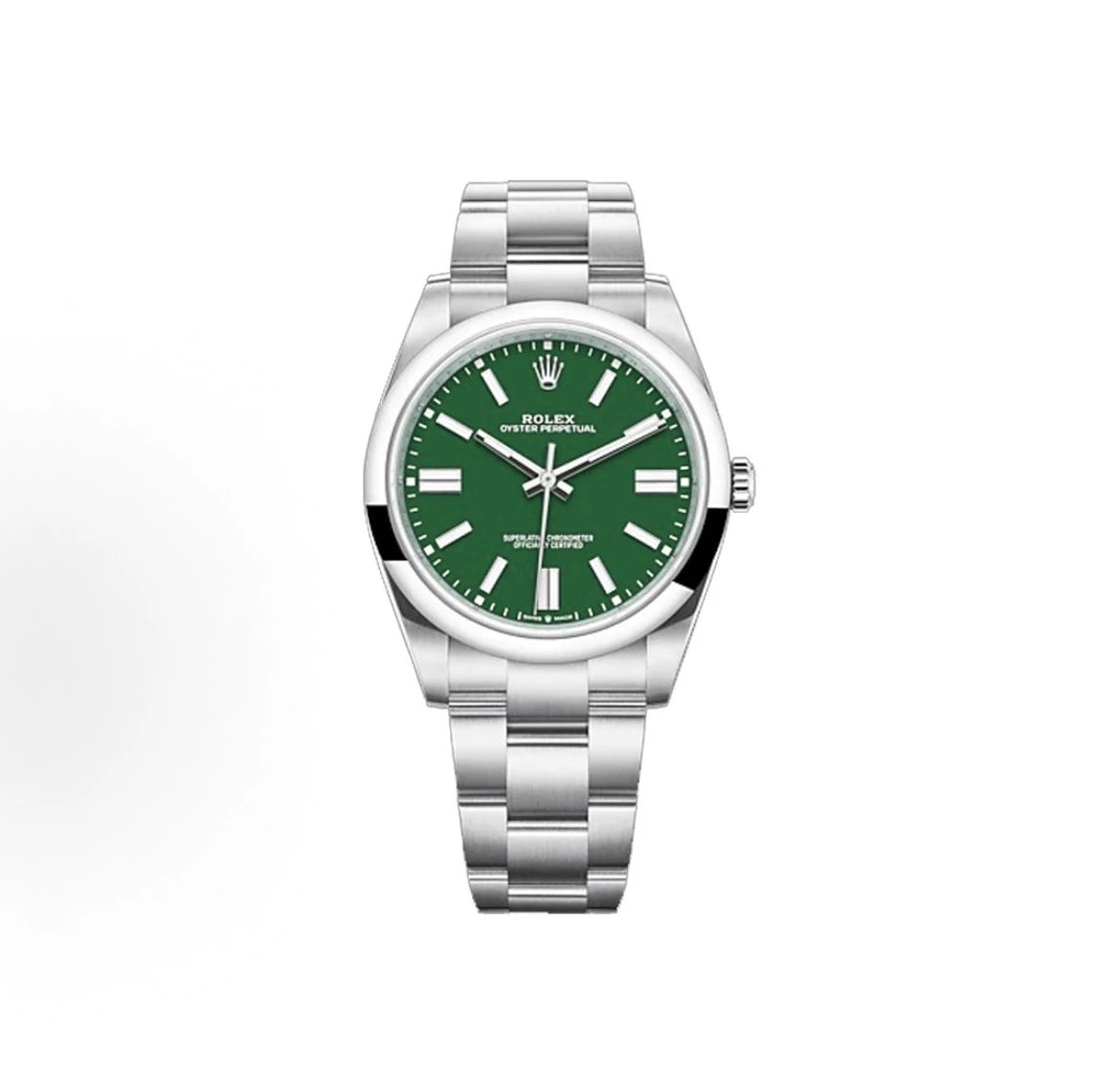 Rolex Oyster Perpetual Watch - Green Dial-009611