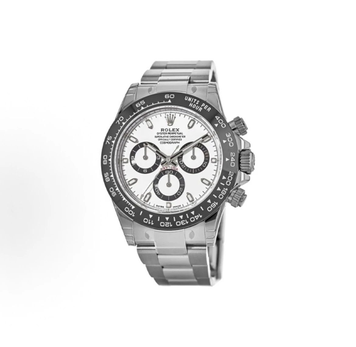 Rolex Cosmograph Daytona Watch - White Dial-010151