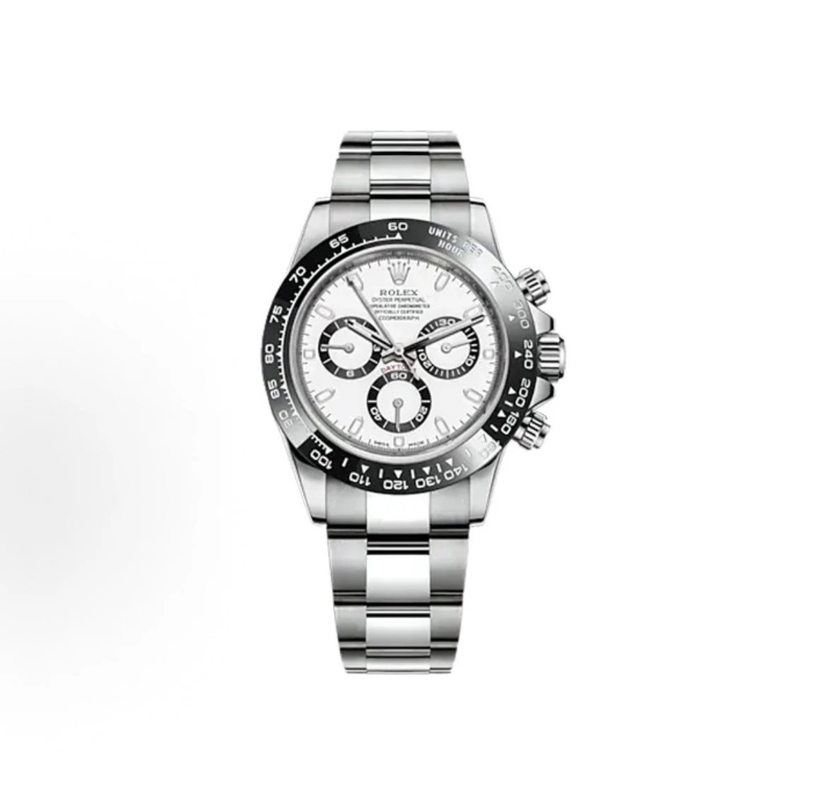 Rolex Cosmograph Daytona Watch - White Dial-009585