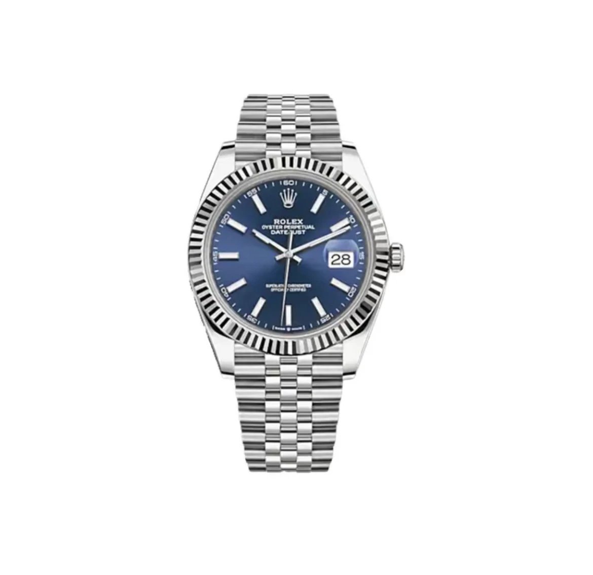 Rolex Oyster Perpetual Datejust Watch - Blue Dial-010144