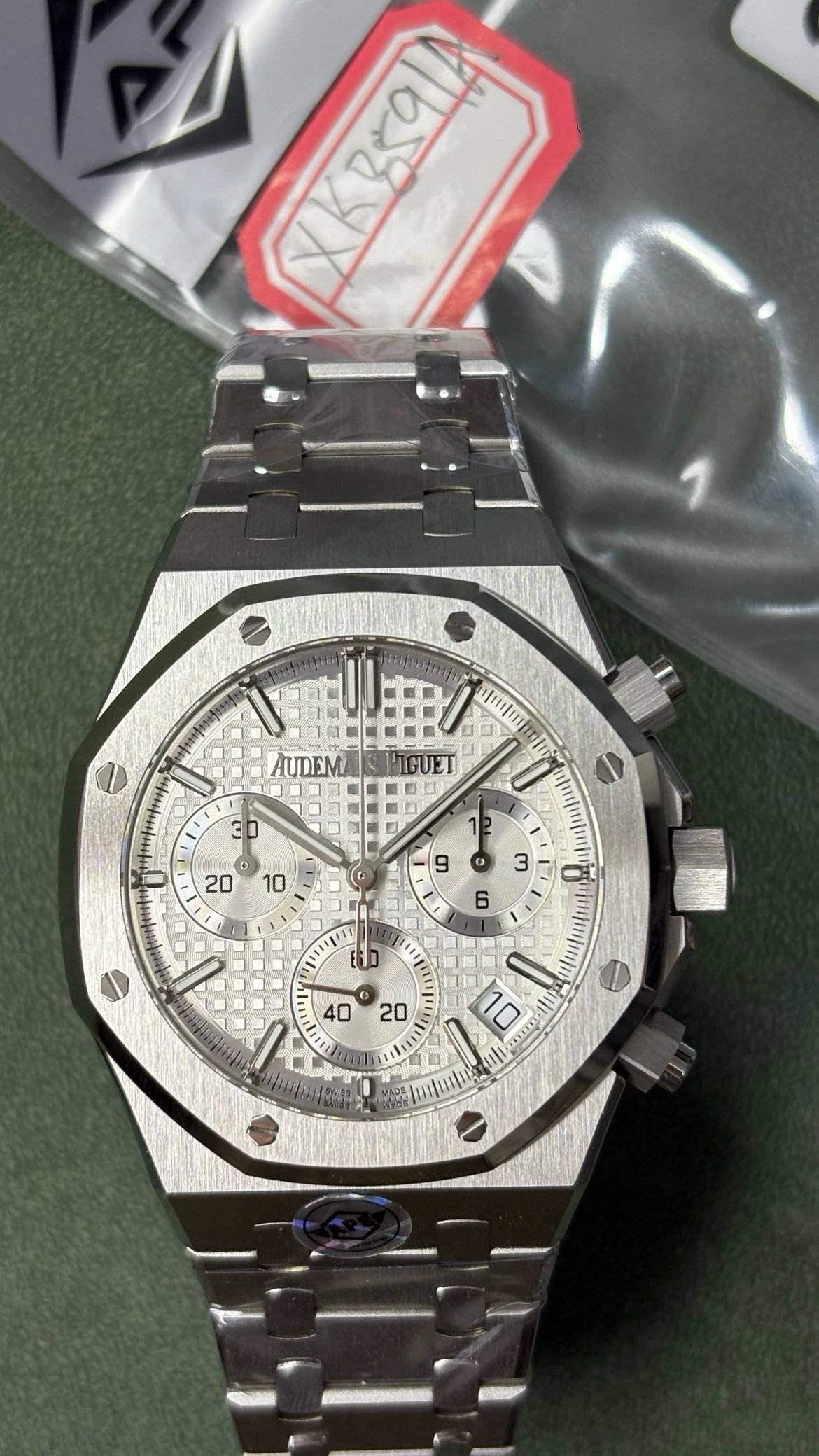 Audemars Piguet Royal Oak Chronograph Silver Dial Stainless Steel Watch Watches - 5