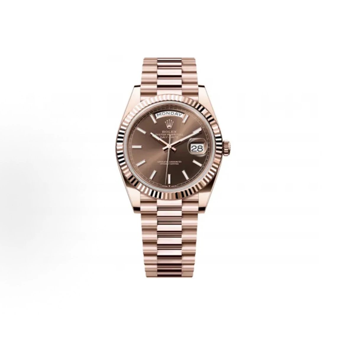 Rolex Day-Date Watch - Brown Dial-009500