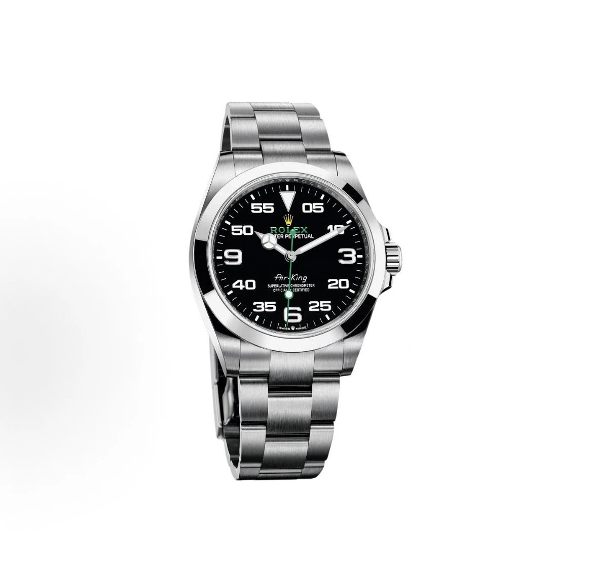 Rolex Air-King Watch - Black Dial-009554