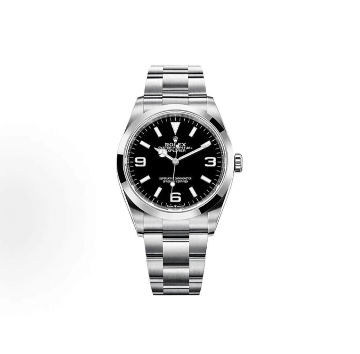 Rolex Oyster Perpetual Explorer Watch - Black Dial-010334
