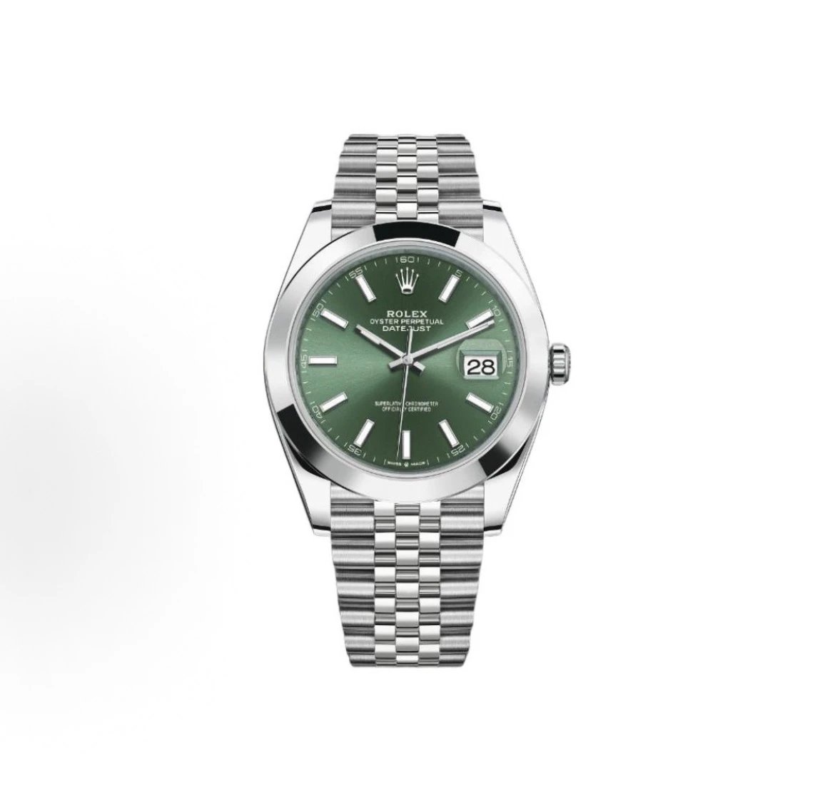 Rolex Oyster Perpetual Datejust Watch - Green Dial-009955