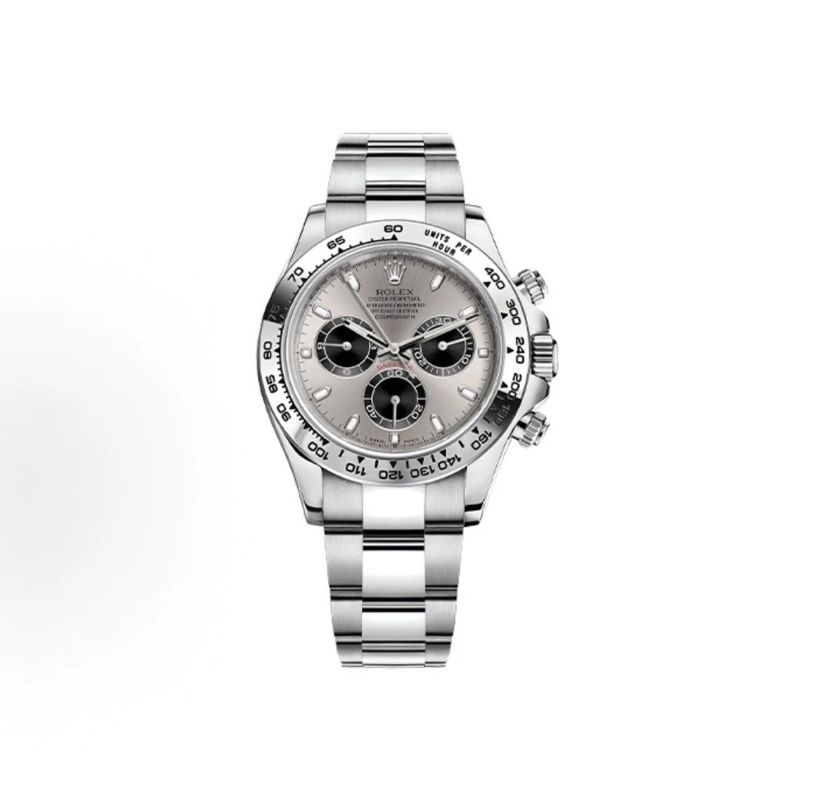 Rolex Cosmograph Daytona Watch - Silver Dial with Black Subdials-010523