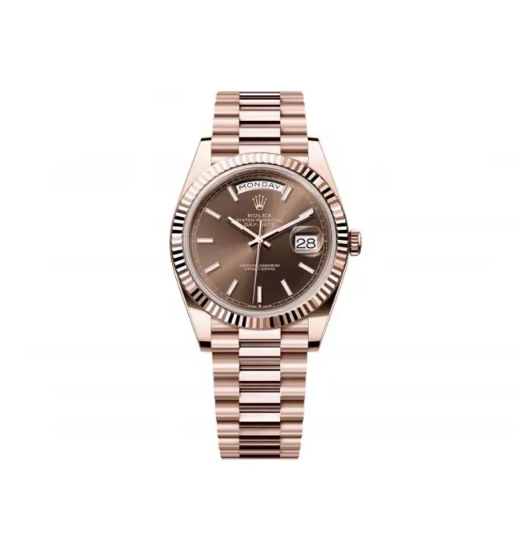 Rolex Oyster Perpetual Day-Date Watch - Brown Dial-010461