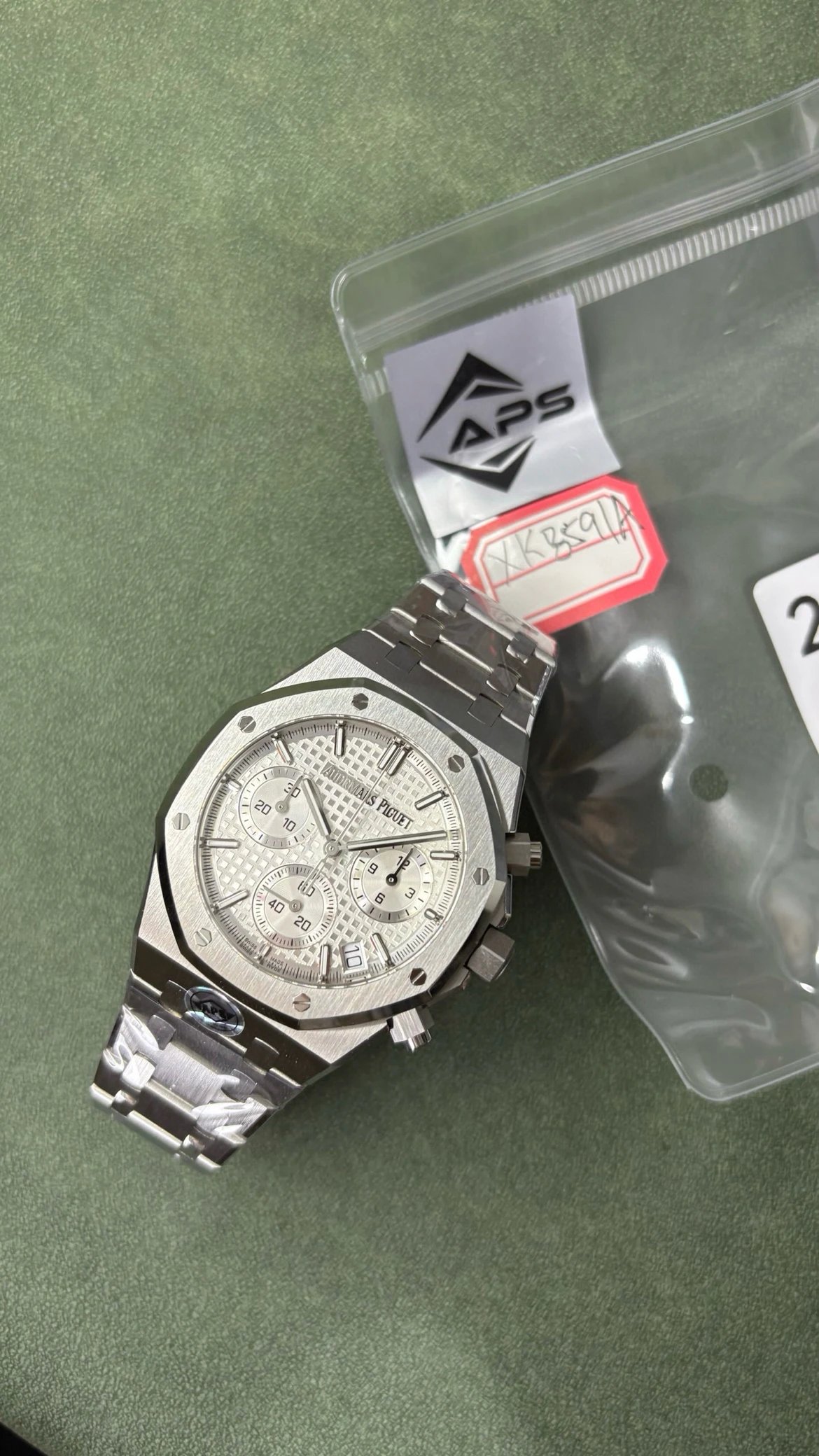 Audemars Piguet Royal Oak Chronograph Silver Dial Stainless Steel Watch Watches - 4
