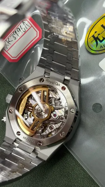 Audemars Piguet Royal Oak Chronograph Blue Dial Stainless Steel Watch Watches - 12