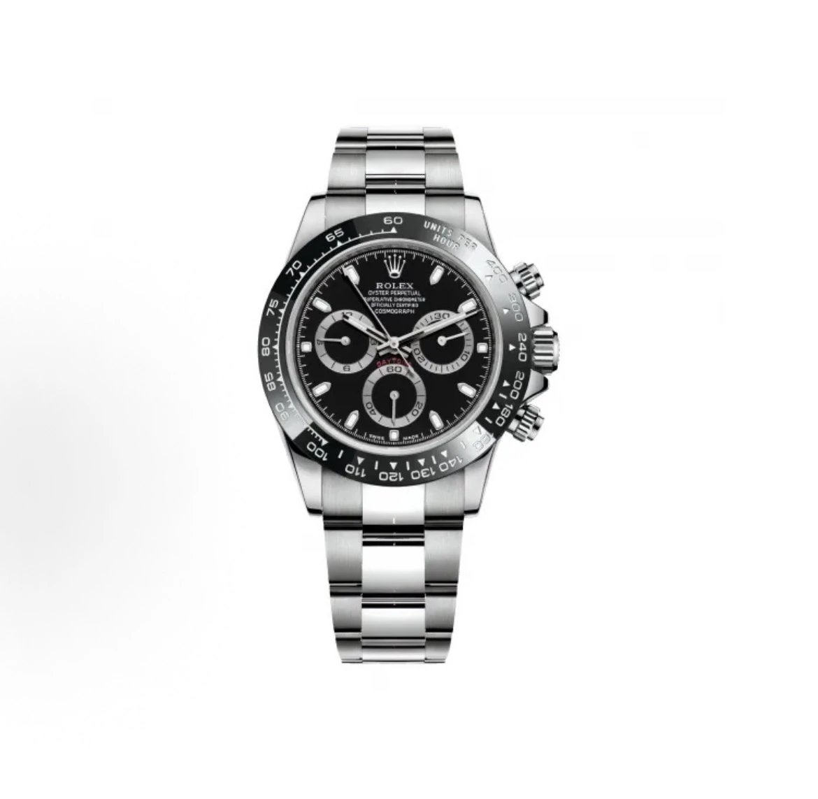 Rolex Cosmograph Daytona Watch - Black Dial-010389