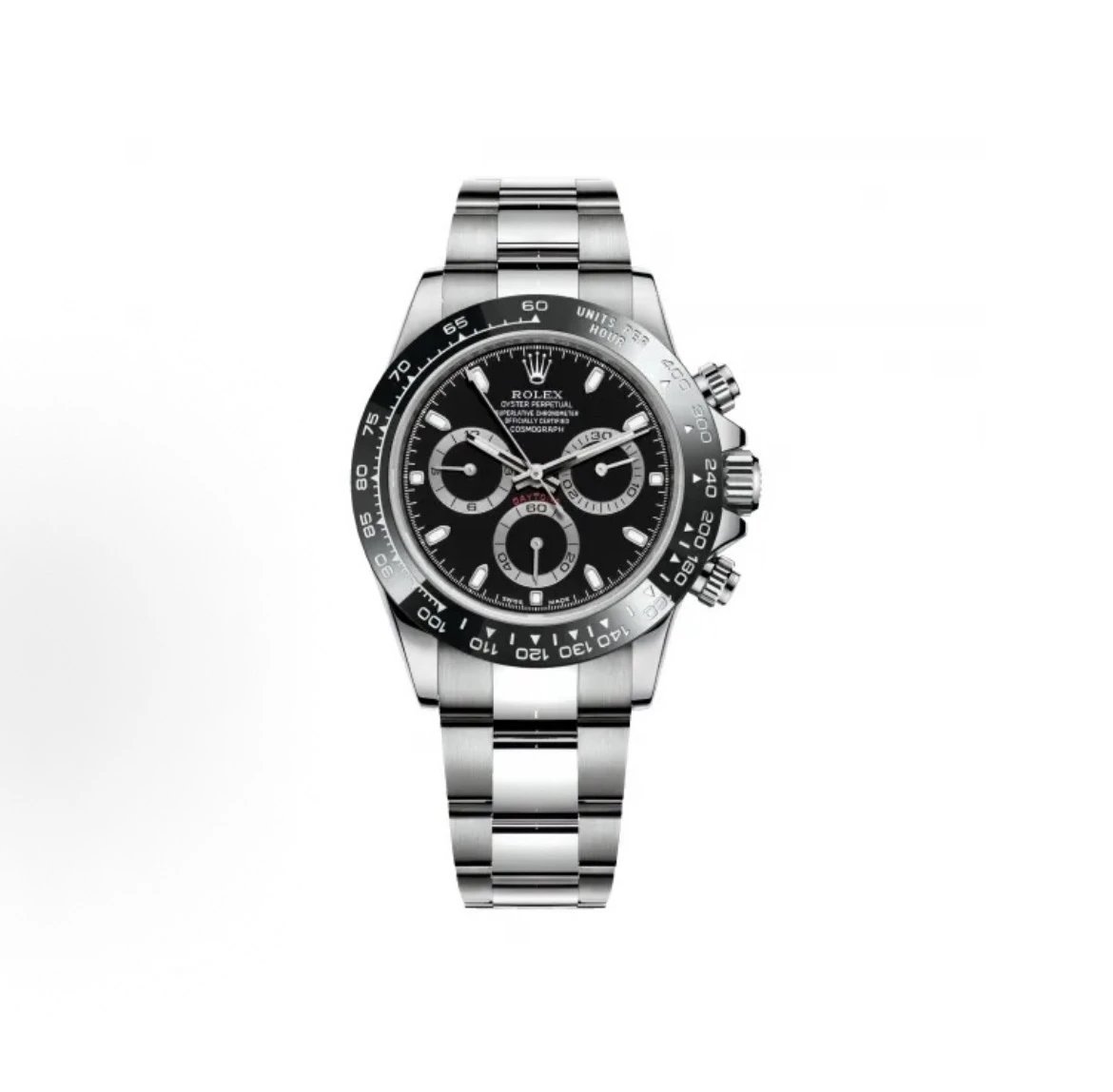 Rolex Cosmograph Daytona Watch - Black Dial-010221