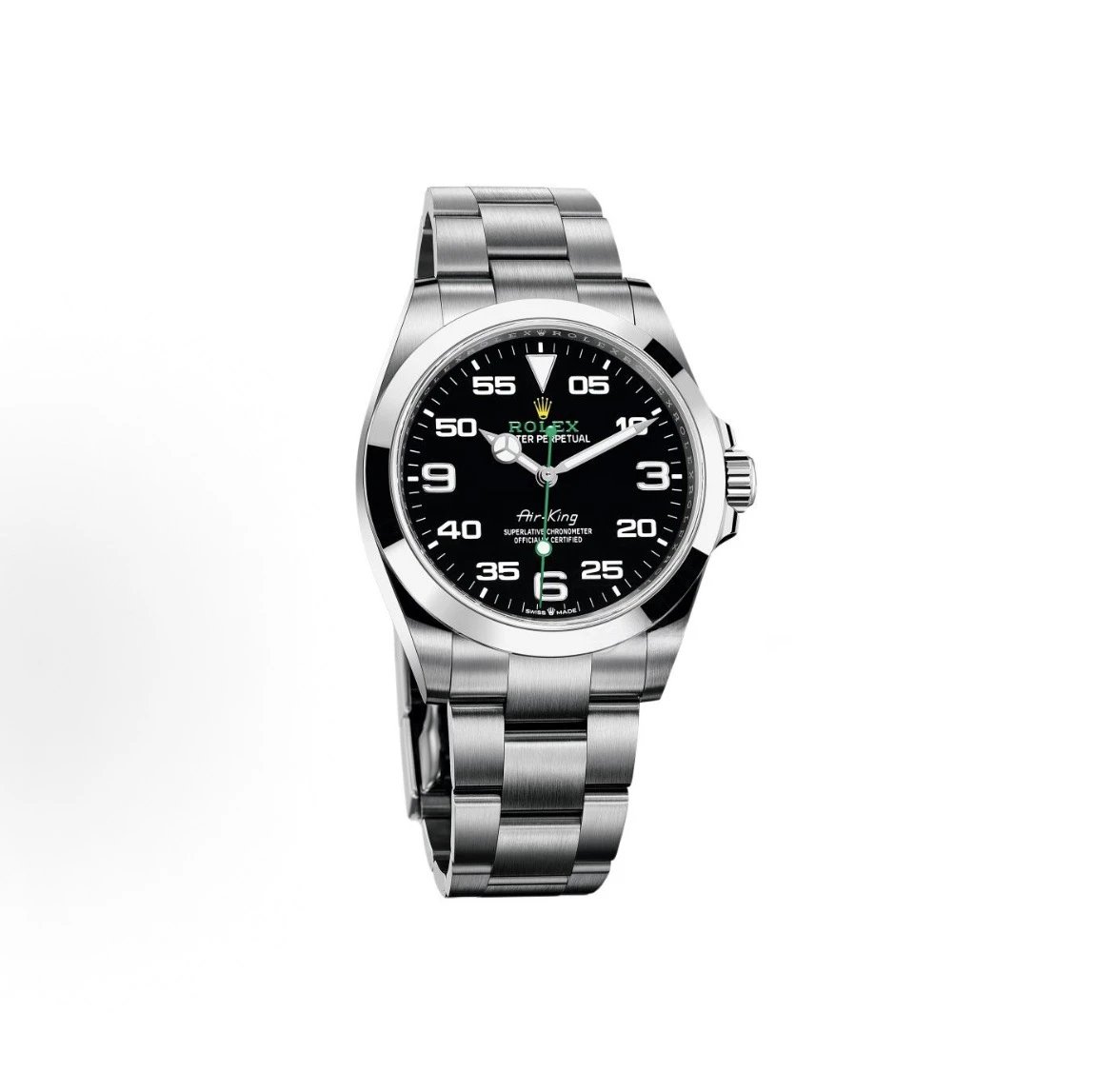 Rolex Air-King Watch - Black Dial-009651