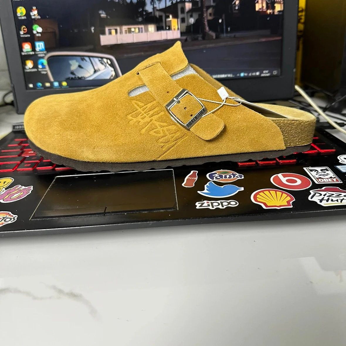 Stussy khaki mink