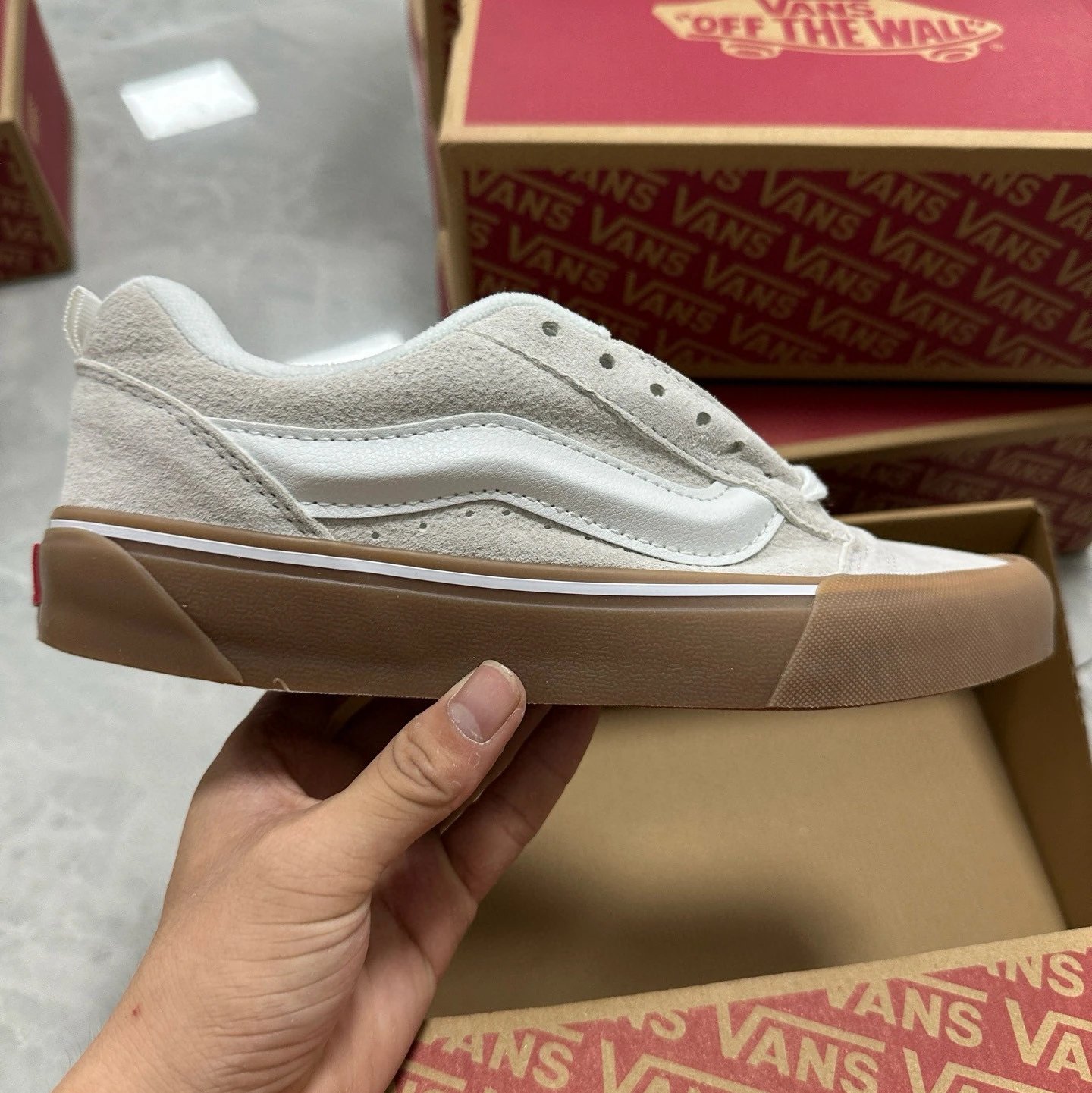Brown White