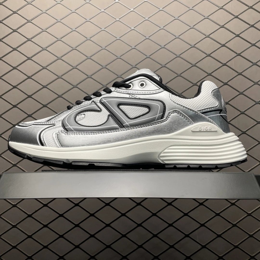 Dior B30 Low Metallic Silver 3SN281ZOT_H061