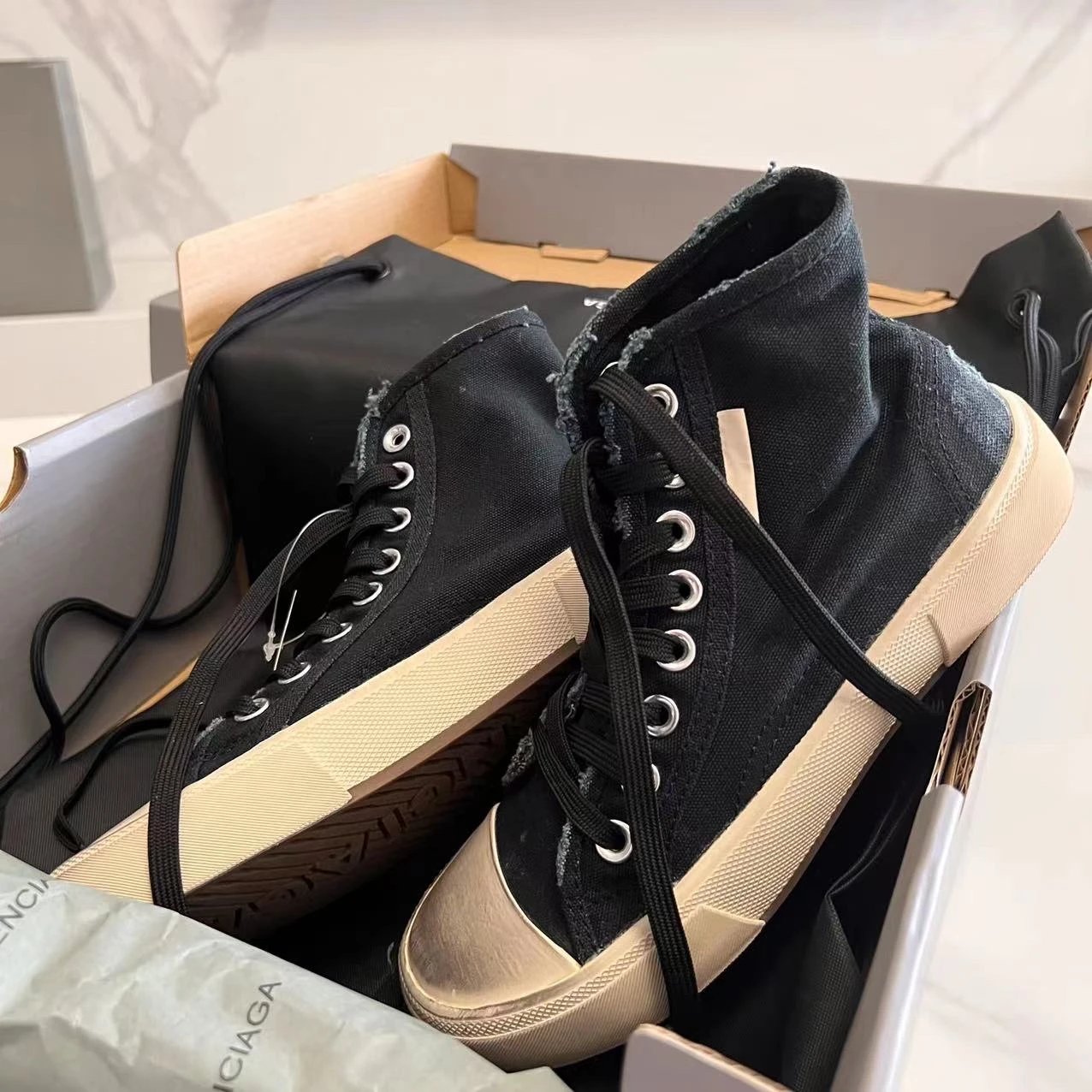 Black Canvas High-Top