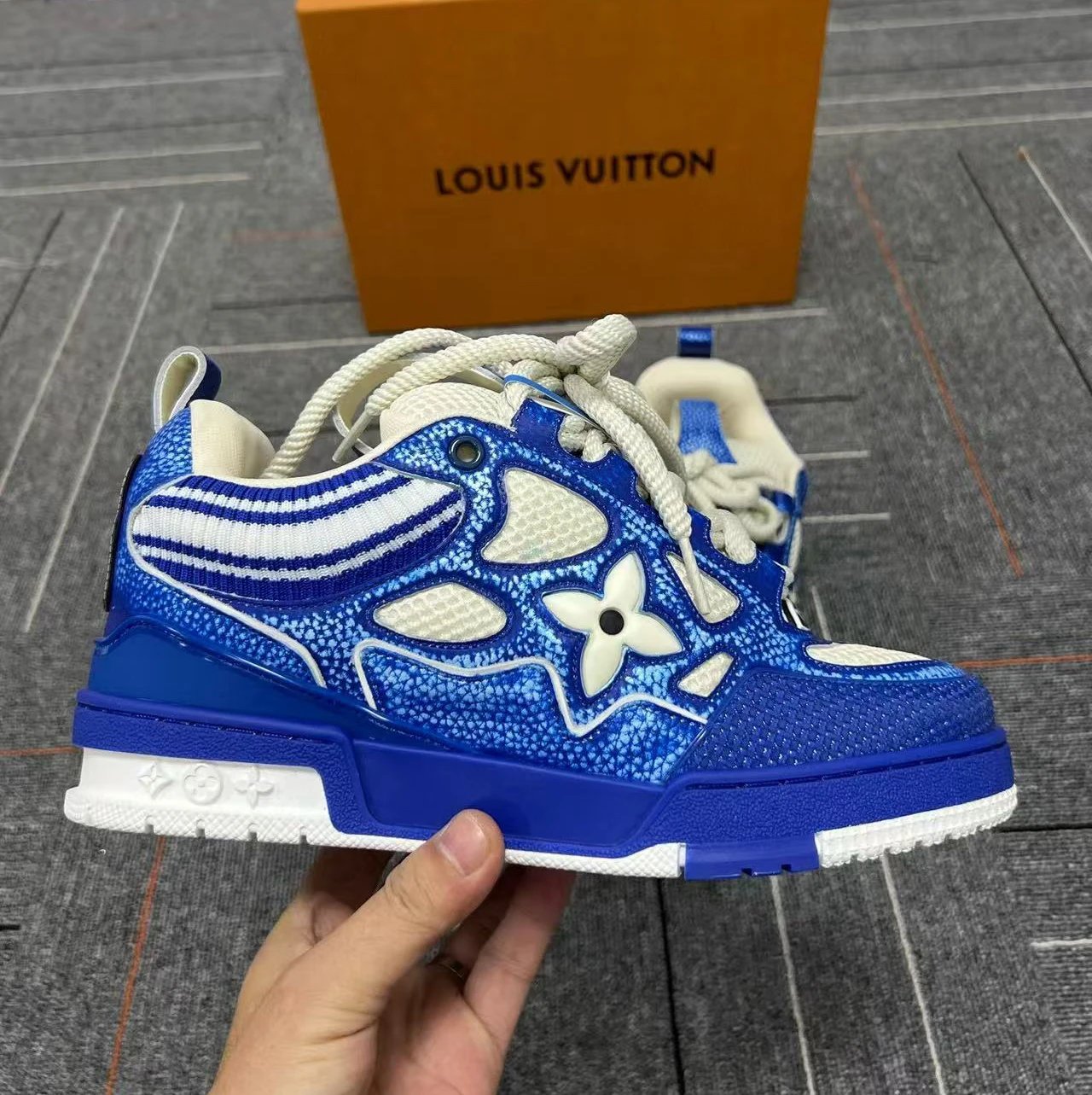 Brushed Blue