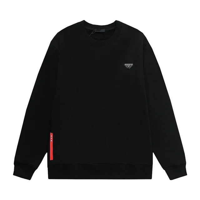 Prada Hoodies & Sweatshirts Logo Crewneck Sweatshirt product detail image 11