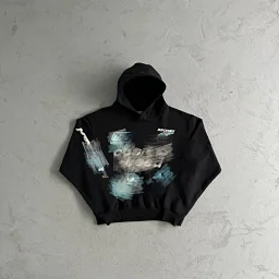 thumbnail for BP087 Cosmic Lightspeed Midnight Black Sweatshirt