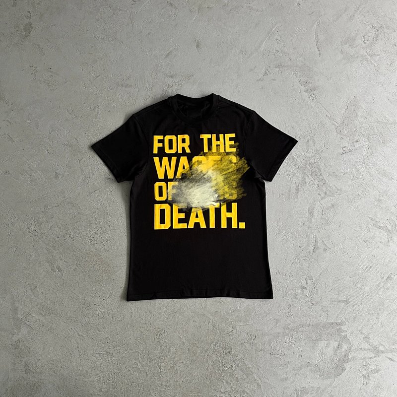39¥SY wages tee -black