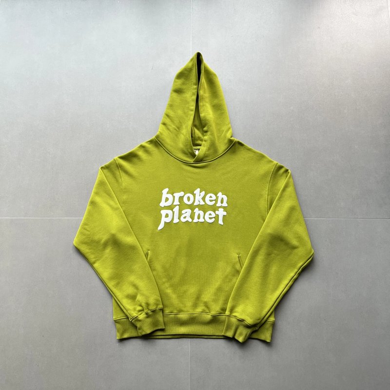 75¥ Planet Alphabet Sweatshirt - Fluorescent Green