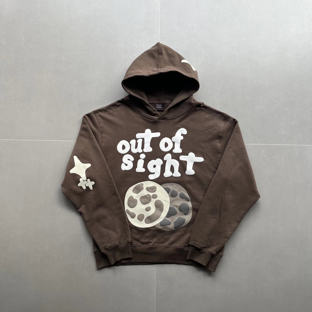 Planet - Double Pancake Brown Hoodie