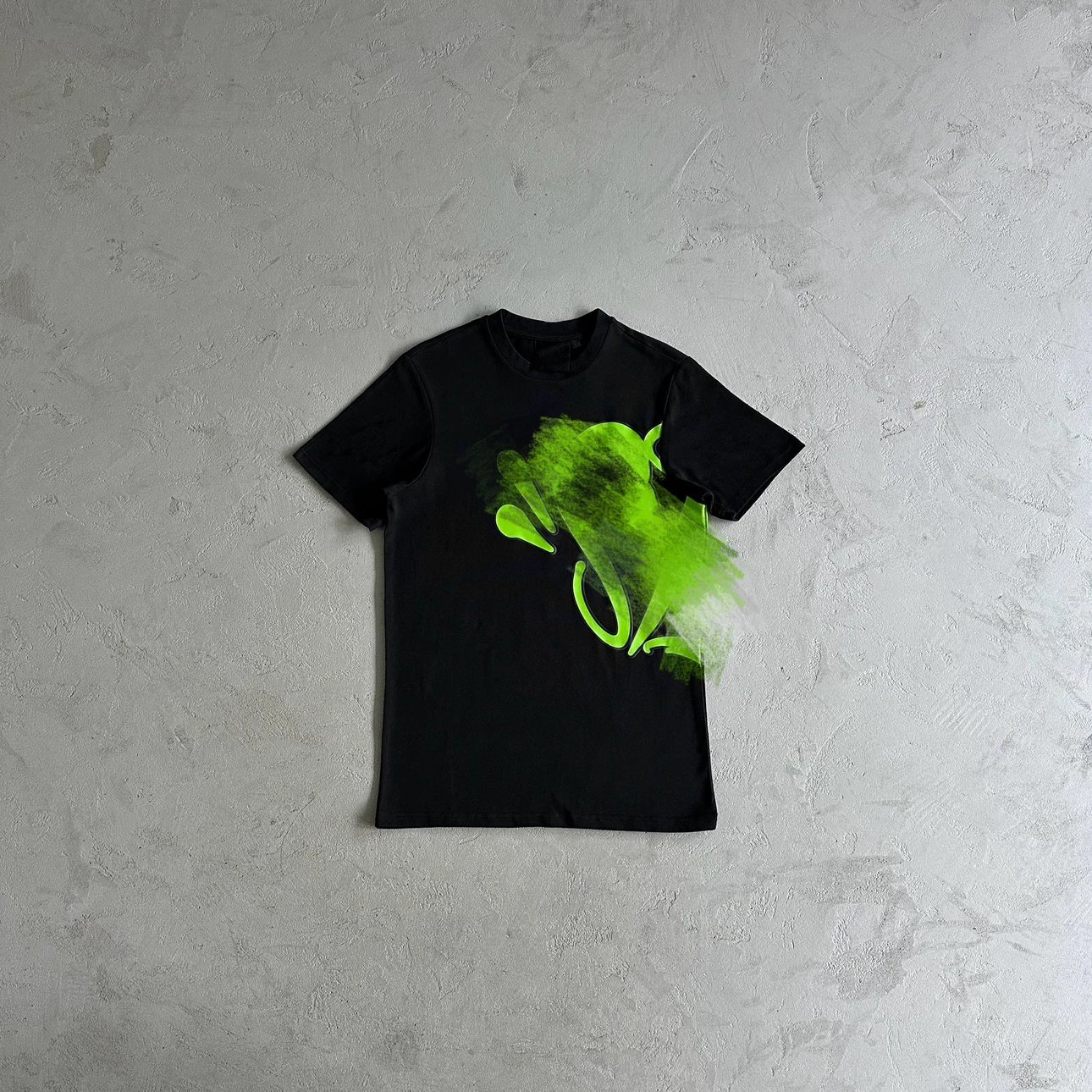 Abstract Green Splash T-Shirt 