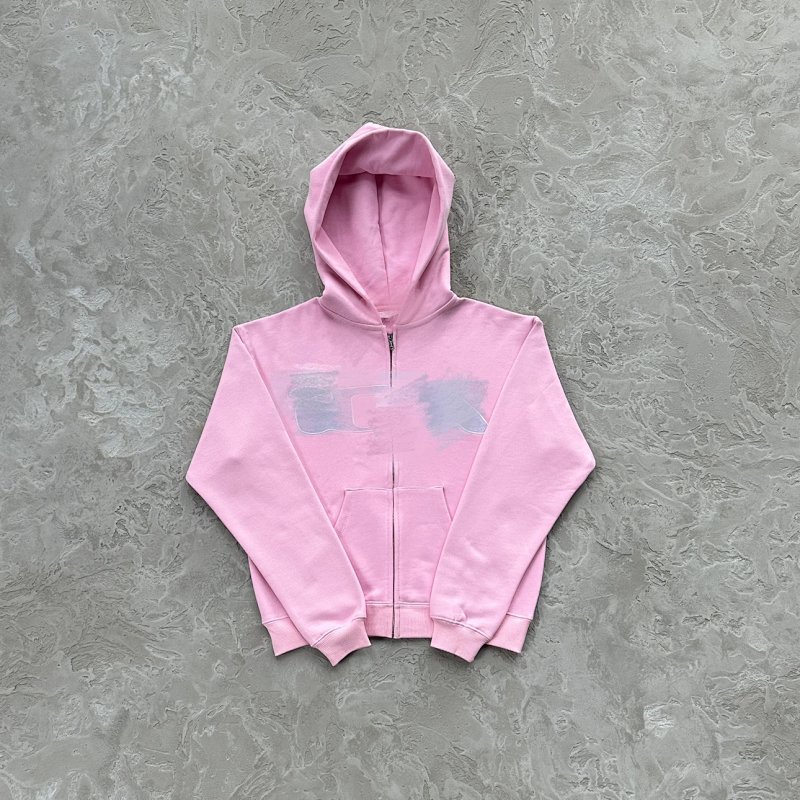 219¥ id pink valentines zip up hoodie