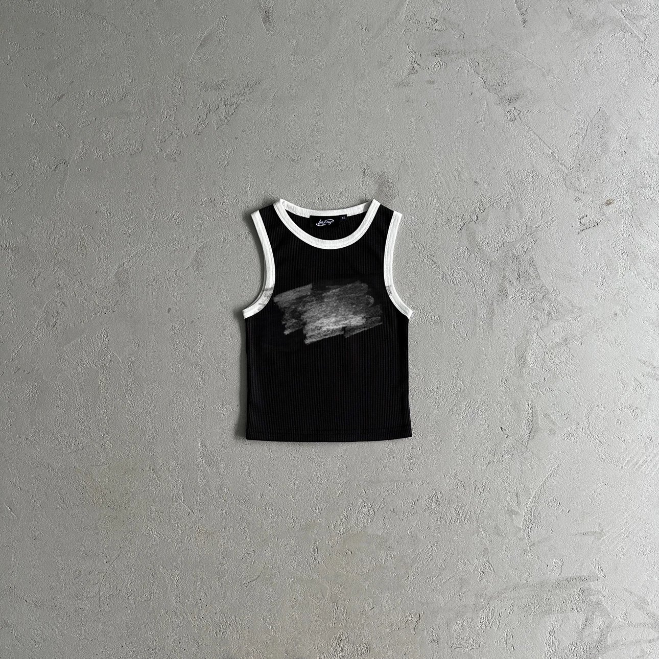 Ty8 Women's Short Black and White Tank Top