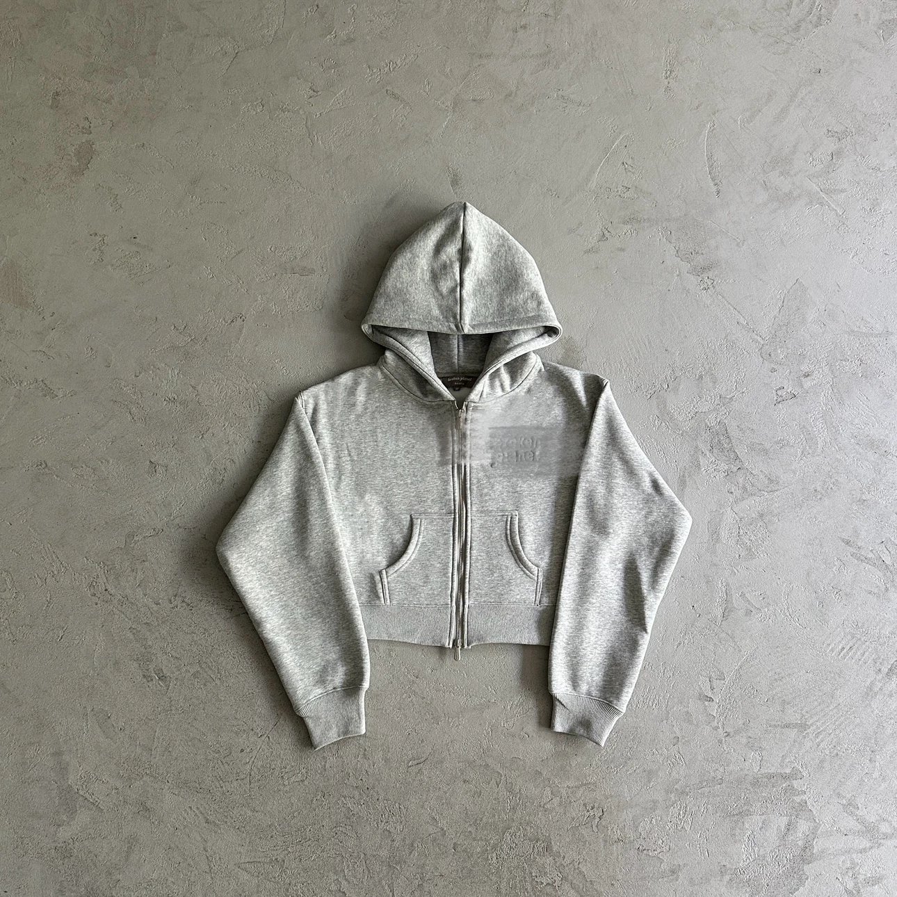 BP135 Women's Cropped Zip-Up Sweater