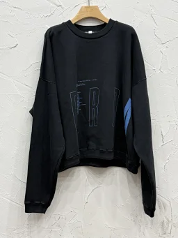 thumbnail for [Wang Daqian] spot Erd crew neck brushed washed print maxfield limited sweatshirt