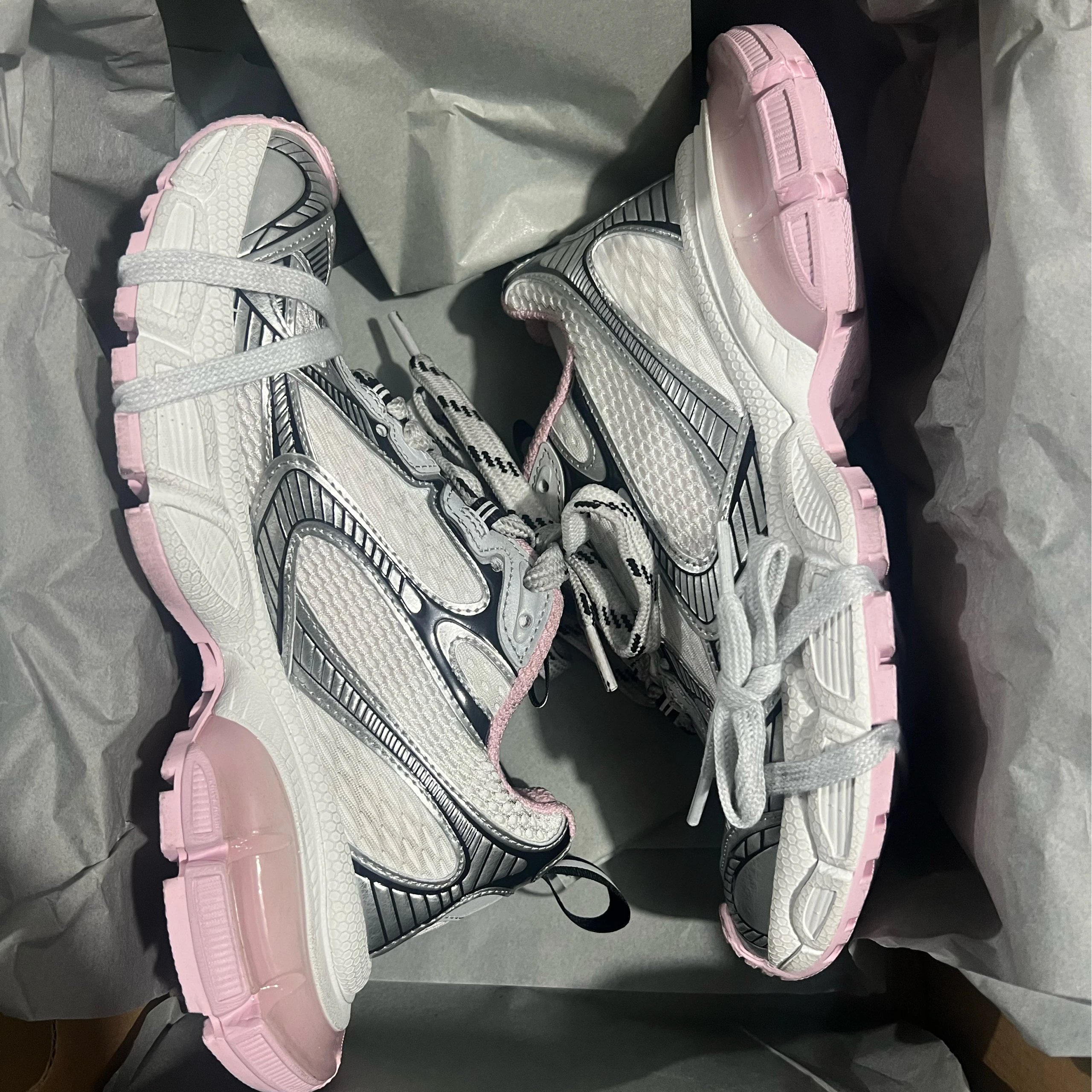 Silver Gray Pink